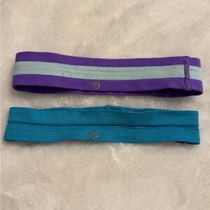 lululemon athletica Purple and Teal Headbands